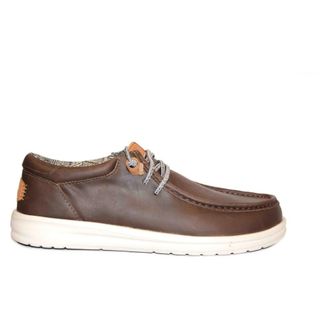 Hey Dude Derby Tmoro - Heren - Veterschoenen - Bruin - 43 EU - Schoenen