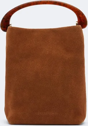 Dries Van Noten Borsa a mano Crisp Mini in suede