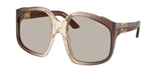 Miu Miu MUA07SF Asian Fit 25G40U Womens Sunglasses Brown Size 59