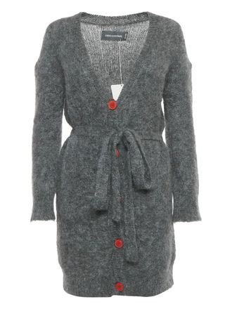 Zadig&Voltaire Romy V-neck tie-belt cardi-coat - Grey