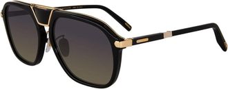 Chopard Smoke Gradient Pilot Mens Sunglasses SCHG08 0RAC 58
