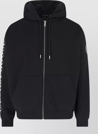 Canada Goose hooded sweatshirt cuffs hem in knit trim