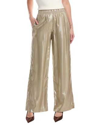Brunello Cucinelli Metallic Pull-On Pant