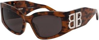 Balenciaga Cat Eye Zonnebril - Dames - Zonnebrillen - Bruin - 57 MM - Accessoires