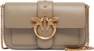 Pinko shoulder bag Love One Pocket C Noce - Antique Gold taupe