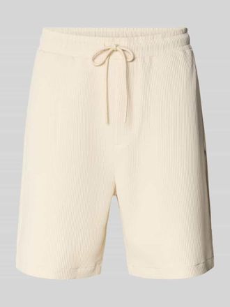 Review Shorts in Plissee-Optik mit elastischem Bund in Ecru, Gr&ouml;&szlig;e XXL