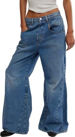 Free People Eden High Waist Slouchy Flare Jeans in Homefree at Nordstrom Rack, Size 26