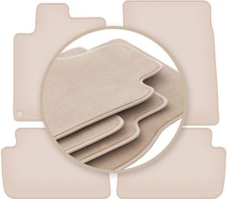 OEM Alfombrillas Premium Beige Para: Citro&euml;n C5 I Berlina, Familiar 2001-2008
