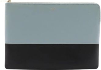 Celine Pre-owned Vintage Clutch - Dames - Vintage Clutch - Blauw - ONE Size - Leer - Vintage