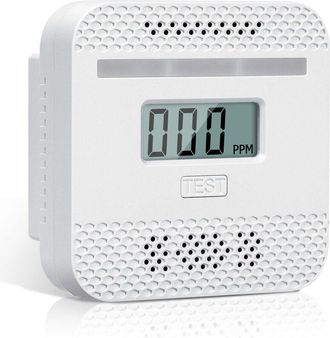 OEM Detector De Mon&oacute;xido De Carbono, Detector Inteligente De Mon&oacute;xido De Carbono Con Pantalla Lcd, Conforme A La Norma En 50291, Con Bot&oacute;n De Prueba E Ind
