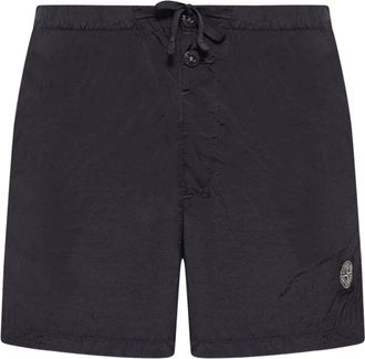 Stone Island Zee kleding - Heren - Strandmode - Zwart - S - Nylon - Badmode