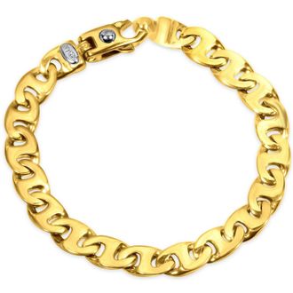 Pompeii3 Mens Marine Link 14k Gold (30gram) or Platinum (48gram) 9mm Bracelet 8