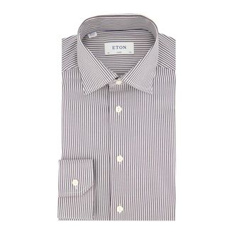 Eton Heren, Overhemden, Veelkleurig, Maat: 3XL Katoen