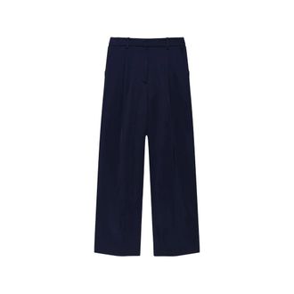 Anine Bing Trent Pant - female - Anine Bing - Wide Trousers - Blue - 2XS - Trousers