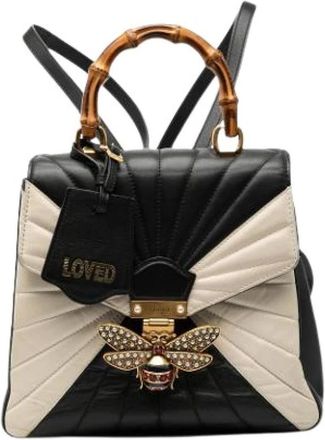 Gucci Pre-owned Backpacks, female, Black, Size: ONE SIZE Pre-owned The Queen Margaret Backpack