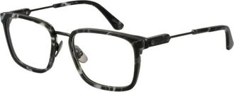 Police Elegante Rechthoekige Brilmontuur - Heren - Brillen - Grijs - ONE Size - Accessoires