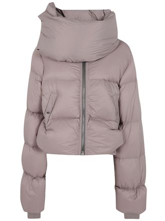 Rick Owens Jacket Hooded Funnel Neck
