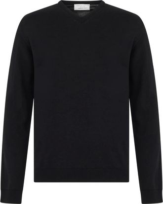 Roberto Collina Maglione in Lana Merino - - Knitwear - Uomo - Nero - 2XL