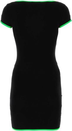AMBUSH Womens Black Stretch Viscose Mini Dress Blackshar Exterior: Elastane Abiti