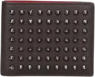 Christian Louboutin Accessoires, Heren, Bruin, ONE Size, Portefeuilles & Porte-cartes