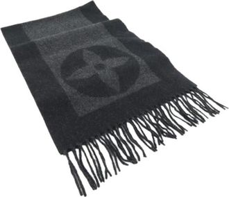 Louis Vuitton Pre-owned Scarves, male, Black, Size: ONE SIZE Pre-owned Stole