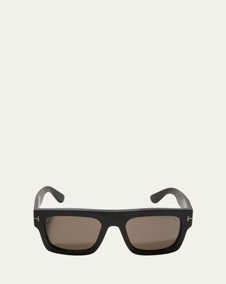 Tom Ford Fausto Square Acetate Sunglasses