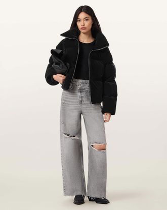 AllSaints Main: 100% Polyamide Connie Relaxed Puffer Jacket, Size: XS