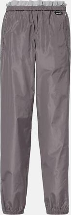 Miu Miu Pantaloni regular in tessuto tecnico