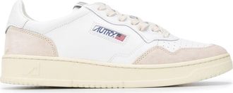 Autry Medalist Low Man Leat/Wildleder Wei&szlig;