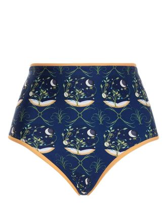 Agua Bendita Slip bikini Magenta Estelar - Blu