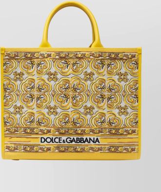 Dolce & Gabbana daily medium leather tote bag