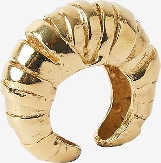 Paola Sighinolfi Offener goldener Ring Wrap