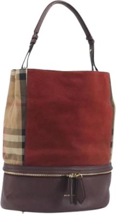 Burberry Bolso de hombro vintage pre-owned de lona - Pre-owned - Mujer - Multicolor - ONE SIZE