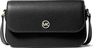 Michael Kors Stijlvolle leren tas voor vrouwen - Dames - Schoudertassen - Zwart - ONE Size - Leer - Tassen