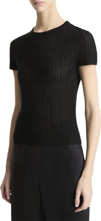 Vince Waffle Knit Cashmere & Silk-Blend Henley