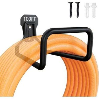 OEM Soporte De Manguera De Jard&iacute;n Para Montaje En Pared, Soporte De Manguera De Exterior Resistente, Carrete De Manguera De Metal, Soporte De Manguera De 
