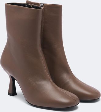 Souliers Martinez Talin leather ankle boots