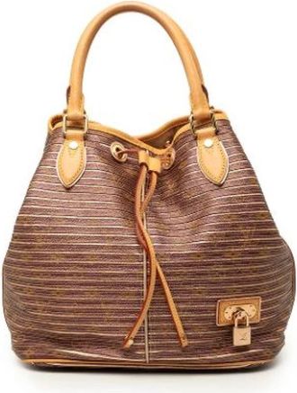 Louis Vuitton Pre-owned Eden Neo Bucket Bag - Dames - Vintage Tas - Bruin - ONE Size - Leer - Vintage