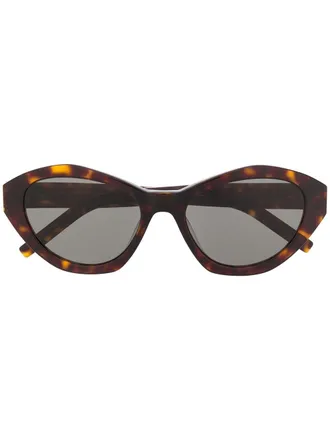 Saint Laurent Eyewear Occhiali da sole cat-eye SLM60 - Nero