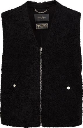 Second/Layer Sherpa Shearling Vest - Black - 50 (IT50 / L)
