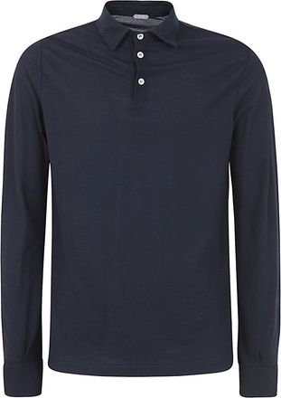 Zanone Cotton long sleves polo