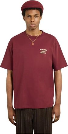 Dr&ocirc;le de Monsieur Heren, Tops, Rood, Maat: L Katoen