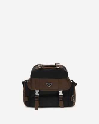 Prada Borsa a Spalla Explore in Re-Nylon e pelle Man UNI