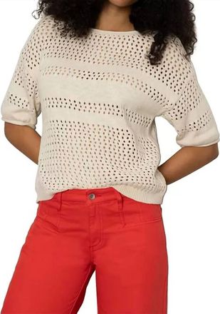 Sanctuary Openwork Tee In Macrame