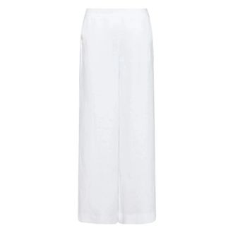 Marella Wide Trousers, female, White, Size: 3XS Mllottelia Wide Trousers