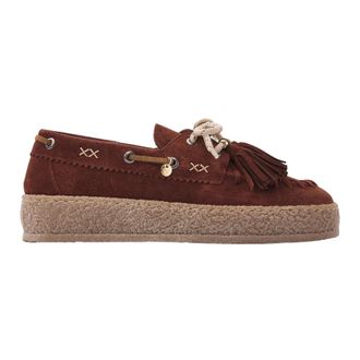 VIA VAI Schoenen, Dames, Rood, 40 EU, Leer, Rox Romee Loafer