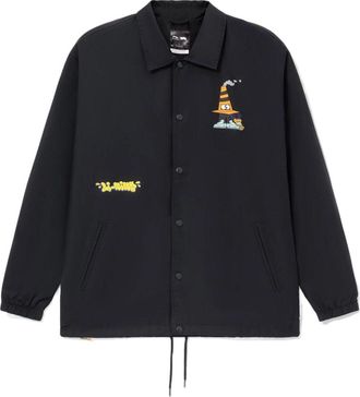 Li-Ning x Persue Crossover Cartoon Printing Jacket Black Yellow AFDS097-2