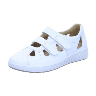 Ganter Platte Sandalen - Dames - Schoenen - Wit - Maat: 39 1/2 EU