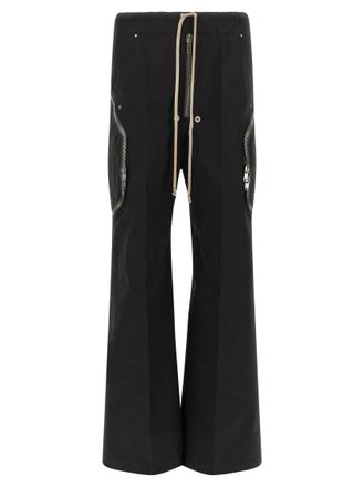 Rick Owens Black Loose Drawstring Pants