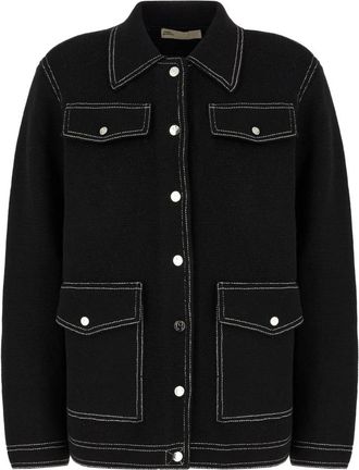 Tory Burch Cardigans - Dames - Vesten - Zwart - L - Truien & Vesten